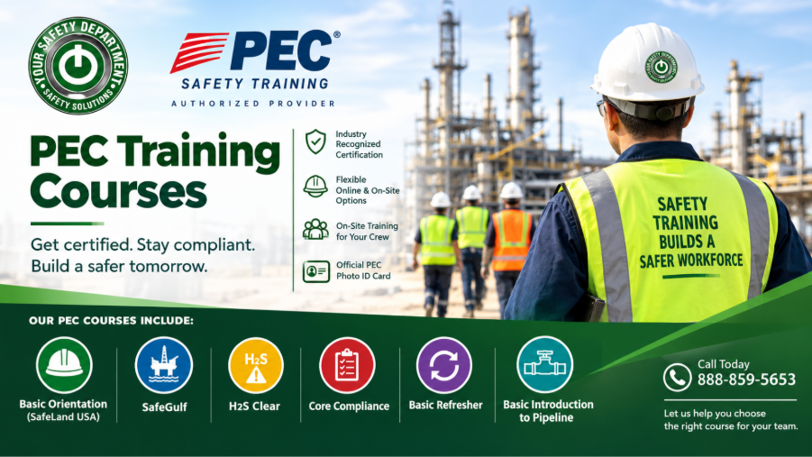 PEC safety training and certification